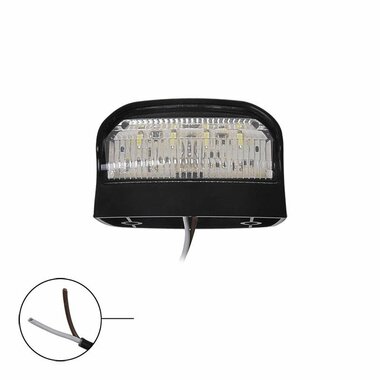 Kentekenverlichting 12/24V 70x42mm LED