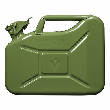 Jerrycan 10L metaal groen UN TüV/GS-gekeurd