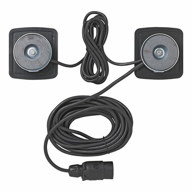 Aanhangerverlichtingsset LED met magneten 7,5+2,5M kabel