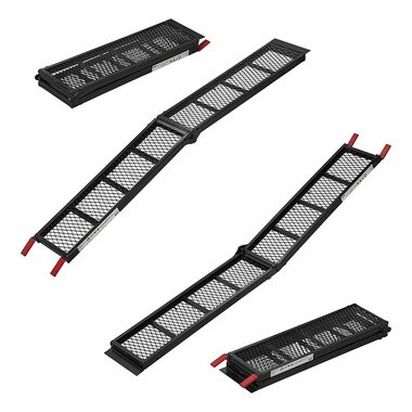 Oprijplaat staal vouwbaar 203x28cm 340kg per stuk