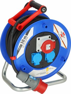 Garant CEE 1 IP44 kabelhaspel voor industrie bouw 30m H07RN-F 5G2,5