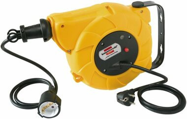 Automatische kabelhaspel IP20 9+2m H05VV-F 3G1,5