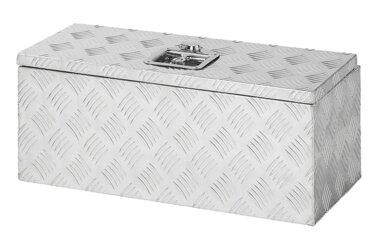 Gereedschapskist aluminium voor zijkant aanhangwagen 600 x 250 x 250 mm