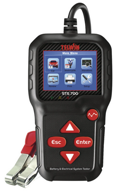 Professionele batterijtester met LCD display