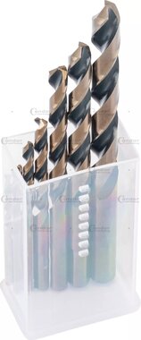 Draaiboorset kernboorgat 7-stuks HSS-G zwart oxide 2,5-10,2 mm