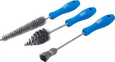Dieselinjectoren-reinigingsborstelset 3-dlg