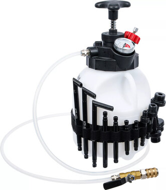Transmissieolie-vulapparaat met handpomp met 12 adapters 3 l