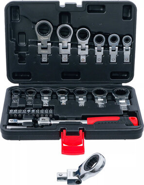 Set insteek-ratelringsleutels en bitset 6 - 20 mm 27-dlg