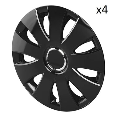 Wieldop Fox zwart 13 inch x4 stuks