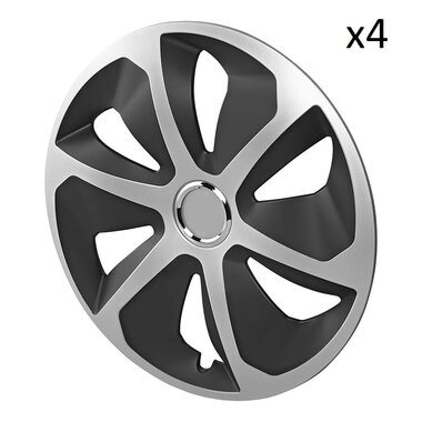 Wieldop Roco zilver/zwart 15 inch x4 stuks