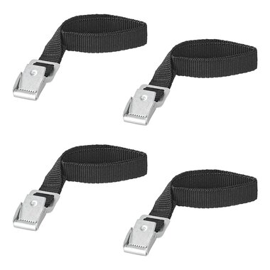 Bindriemen met metalen gesp 18mm-40cm - set van 4 stuks