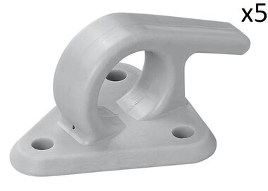 Touwhaak kunststof met oog 48x45mm x5 stuks