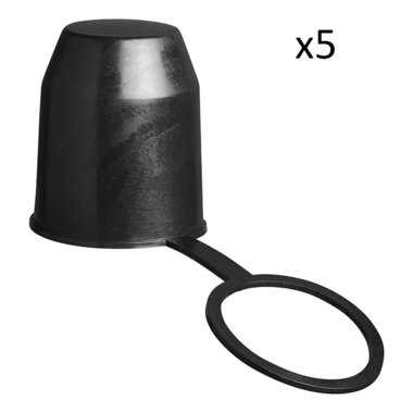 Trekhaakdop kunststof met ring x5 stuks