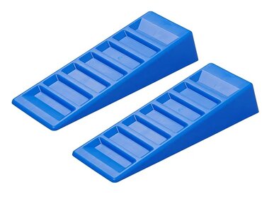 Oprijblok 75mm blauw - set van 2 stuks