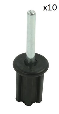 Bovendop 22mm met pin x10 stuks