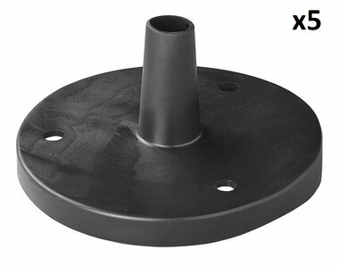 Afdichtingsrubber rond voor stekkerdoos smalle tule x5 stuks
