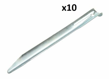 Tentharing 22cm metaal halfrond x10 stuks