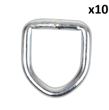D-ring 6mm x10 stuks