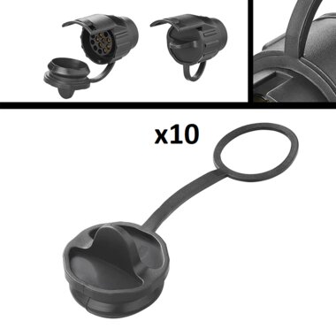 Afdekkap voor verloopstekker contra x10 stuks