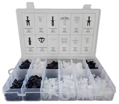 Bekleding clips assortiment Mercedes-Benz 270-delige