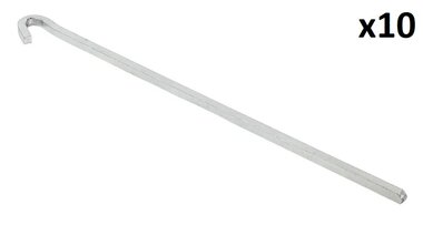 Rotspen 30cm metaal vierkant x10 stuks