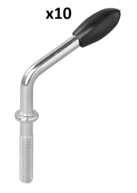 Spindel voor neuswielklem 48 mm x10 stuks