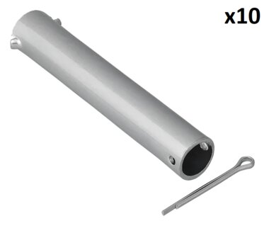 As voor neuswiel 48 mm x10 stuks