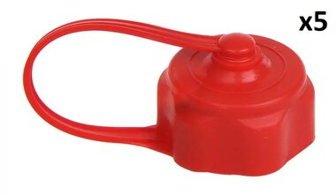 Dop met band voor jerrycan 5L en 10L x5 stuks