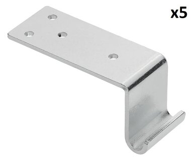 Tegenstuk haaks voor spansluiting x5 stuks