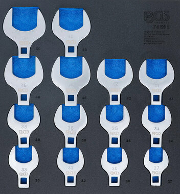 Kraaienpootsleutelset 12,5 mm (1/2) 14-dlg