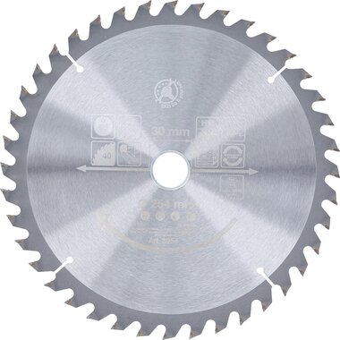 Bgs Technic HM cirkelzaagblad diameter 254 x 30 x 3,2 mm 40 tanden