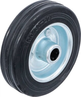 Bgs Technic Vol rubberen wiel stalen velg 100 mm