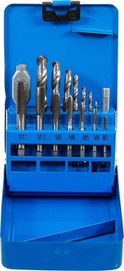 Bgs Technic Draadsnijden / HSS boorset M3 - M12 / 2,5 - 10,2 mm