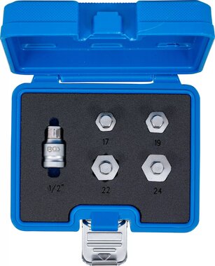 Bgs Technic Bitset voor motorbanden binnenzeskant 17 - 24 mm