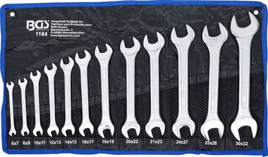 Bgs Technic Steeksleutelset 6 x 7 - 30 x 32 mm 12-dlg