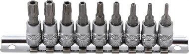 Bgs Technic Bitdoppen 1/4, 9 delig, Torx boring T10 - T50