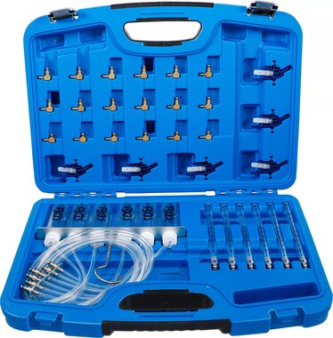 Bgs Technic Common Rail meter set, met 24 adapters