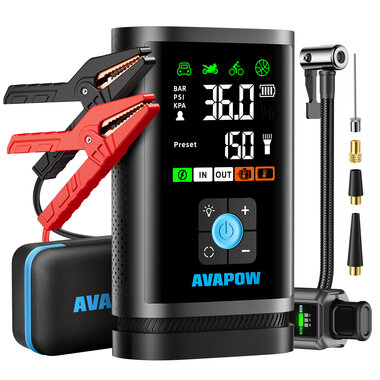 Jump Starter & Luchtcompressor 3000A