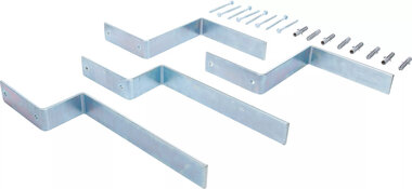 Wandhakenset voor picknick-tafelset 4-dlg