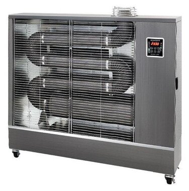 Infrarood dieselstraler Pro 16 kW silver 180-920 m³