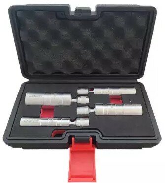 Bougie Doppenset 3/8 Magnetisch Flexibel 4-Delige