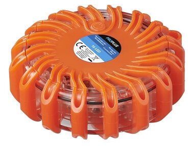 Waarschuwings-disk 16LED oranje