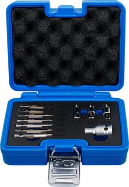 Schroeven uitdraaiset voor defect T-profiel (voor Torx) T10 - T55 11-dlg
