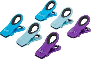 Multifunctionele sluitclipset magnetisch kleur 6-delige