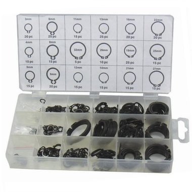 Circlips assortiment (extern) 300 delig