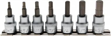 Bgs Technic Bit set, Inbus 3/8, 7 delig INCH