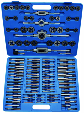 Bgs Technic Tap & Snij set, INCH en metrisch 110 delig