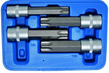 Bgs Technic Bit doppenset (1/2) schijf MAXI, Torx tamperproof 4 delig