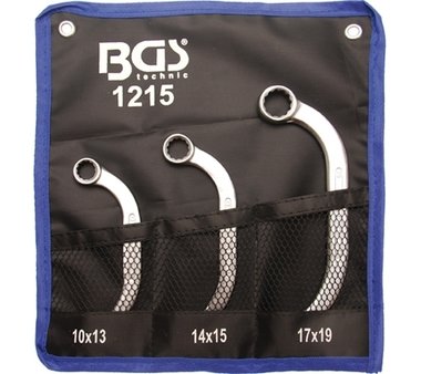 Bgs Technic Startersleutelset 10x13 - 17x19 mm 3-delig