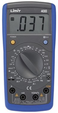 Digitale multimeter cat iii 1000V, 20A